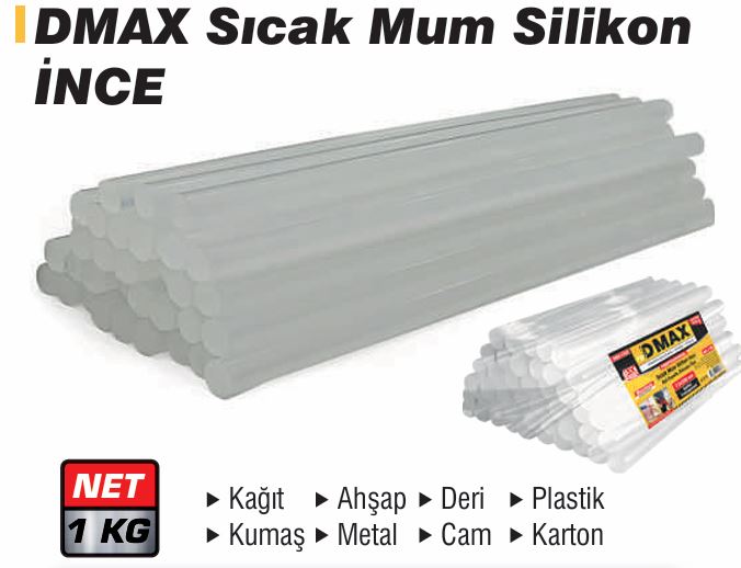 DMAX DMX4166 SICAK MUM SILIKON INCE 1 KG